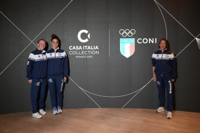 Ponzio, Fabbri e gli azzurri di Arrampicata Sportiva e Triathlon a Casa Italia