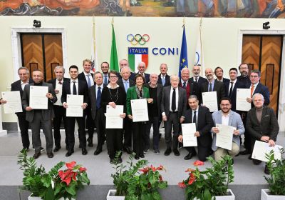 Premiati i vincitori dei Concorsi letterari e giornalistici CONI USSI. Minuto di raccoglimento per Pietrangeli