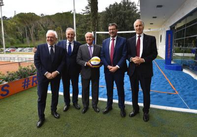 Presentazione delle FIVB Beach Volleyball Roma Finals