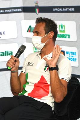 Press conference of Carlo Mornati