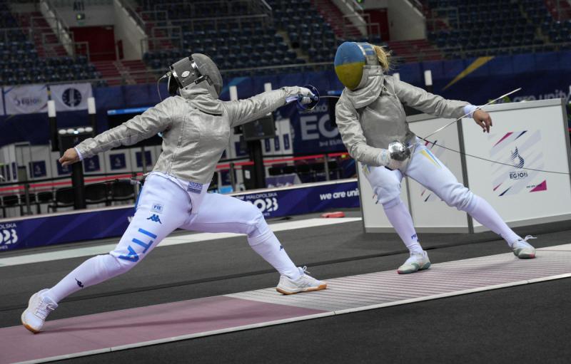 GREGORIO Rossella vs KHARLAN Olga LPA08123 Ph Luca Pagliaricci CONI GREGORIO Rossella vs KHARLAN Olga LPA08123 Ph Luca Pagliaricci CONI