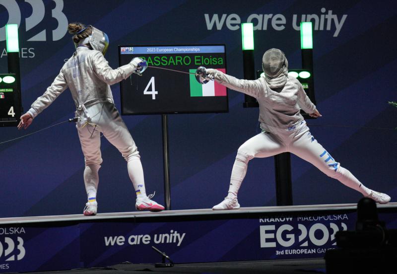 PASSARO Eloisa vs KHARLAN Olga LPA08450 Ph Luca Pagliaricci CONI PASSARO Eloisa vs KHARLAN Olga LPA08450 Ph Luca Pagliaricci CONI