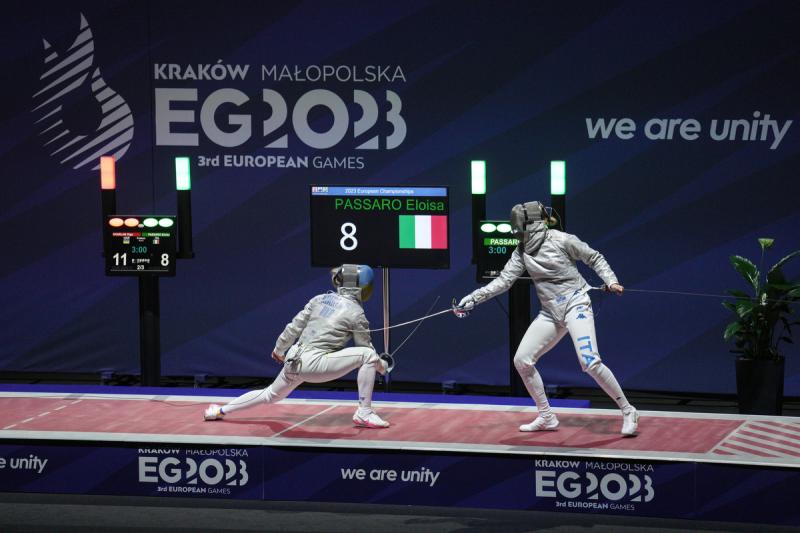 PASSARO Eloisa vs KHARLAN Olga LPA08518 Ph Luca Pagliaricci CONI PASSARO Eloisa vs KHARLAN Olga LPA08518 Ph Luca Pagliaricci CONI