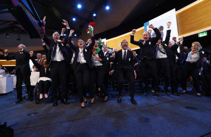 20190624 Assegnazione Olimpiadi2026 MilanoCortina Vincitrice Foto Pagliaricci GMT Sport002 20190624 Assegnazione Olimpiadi2026 MilanoCortina Vincitrice Foto Pagliaricci GMT Sport002