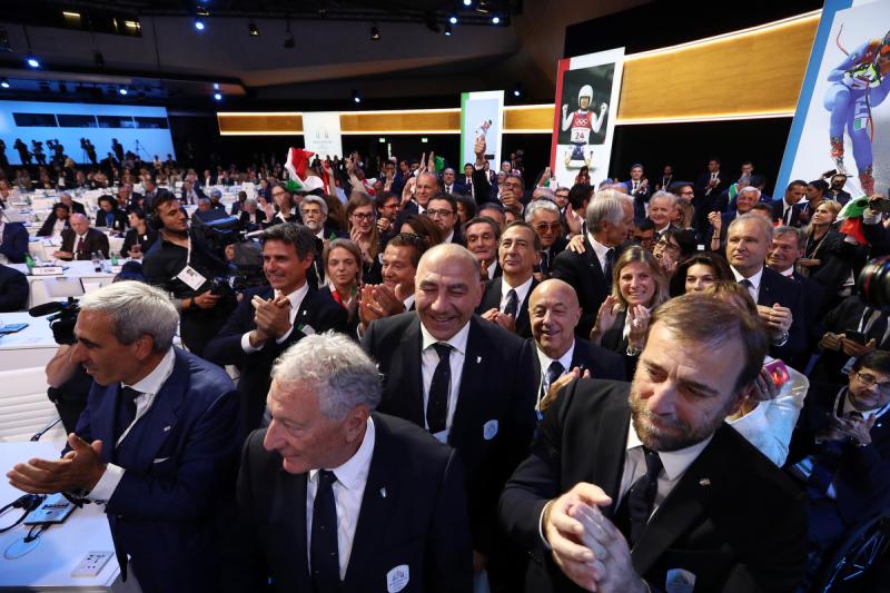 20190624 Assegnazione Olimpiadi2026 MilanoCortina Vincitrice Foto Pagliaricci GMT Sport043 20190624 Assegnazione Olimpiadi2026 MilanoCortina Vincitrice Foto Pagliaricci GMT Sport043