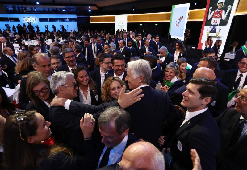 20190624 Assegnazione Olimpiadi2026 MilanoCortina Vincitrice Foto Pagliaricci GMT Sport049 20190624 Assegnazione Olimpiadi2026 MilanoCortina Vincitrice Foto Pagliaricci GMT Sport049