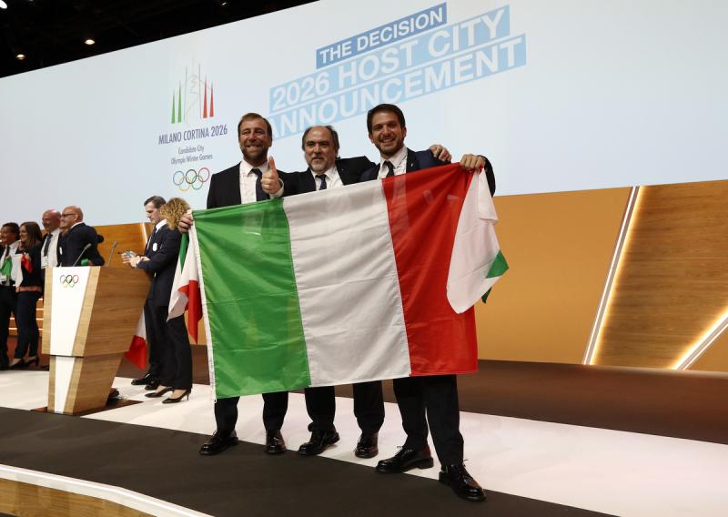 20190624 Assegnazione Olimpiadi2026 MilanoCortina Vincitrice Foto Pagliaricci GMT Sport055 20190624 Assegnazione Olimpiadi2026 MilanoCortina Vincitrice Foto Pagliaricci GMT Sport055
