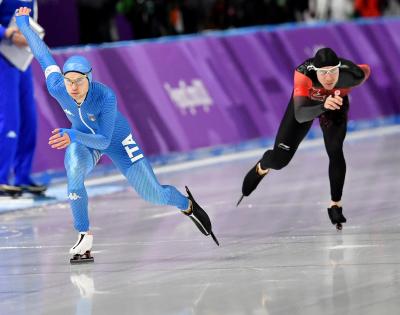 Speed Skating: Tumolero wins the bronze medal