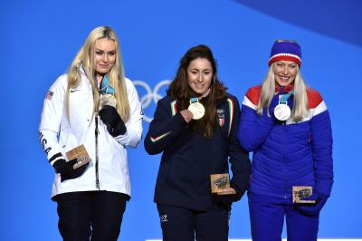 Splende l'oro di Sofia Goggia