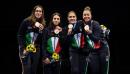 Fioretto a Squadre Femminile Medaglia  Foto Bisi GMT BISI5649