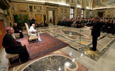 Udienza in Vaticano per la delegazione COE