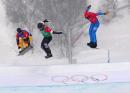 220212 Visintin Moioli ITA Snowboard Cross Mixed Team Ph Luca Pagliaricci PAG07735 copia