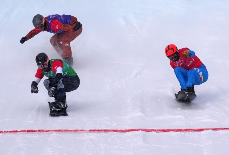 220212 Visintin Moioli ITA Snowboard Cross Mixed Team Ph Luca Pagliaricci PAG08053 copia 220212 Visintin Moioli ITA Snowboard Cross Mixed Team Ph Luca Pagliaricci PAG08053 copia