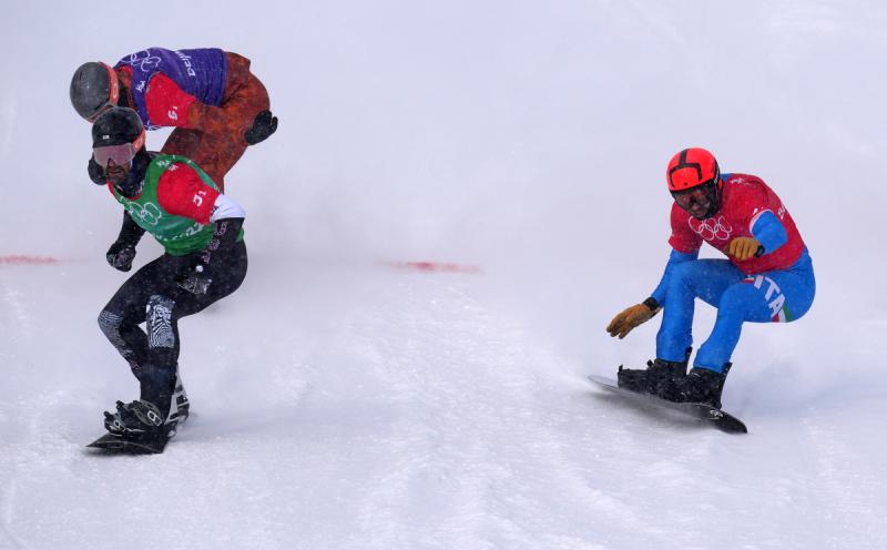 220212 Visintin Moioli ITA Snowboard Cross Mixed Team Ph Luca Pagliaricci PAG08059 copia 220212 Visintin Moioli ITA Snowboard Cross Mixed Team Ph Luca Pagliaricci PAG08059 copia