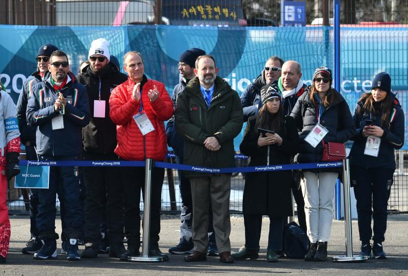 180208 25 Welcome Ceremony Ferraro-Pagliaricci - GMT 180208 25 Welcome Ceremony Ferraro-Pagliaricci - GMT