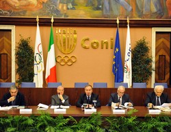 Premiati i vincitori dei Concorsi Letterari, Sportivi e Giornalistici. I complimenti del Sottosegretario Letta a Petrucci e Pagnozzi