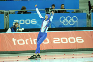 TORINO 2006: Pattinaggio di velocità - Fabris primo azzurro sul podio, vince il bronzo ed entra nella storia