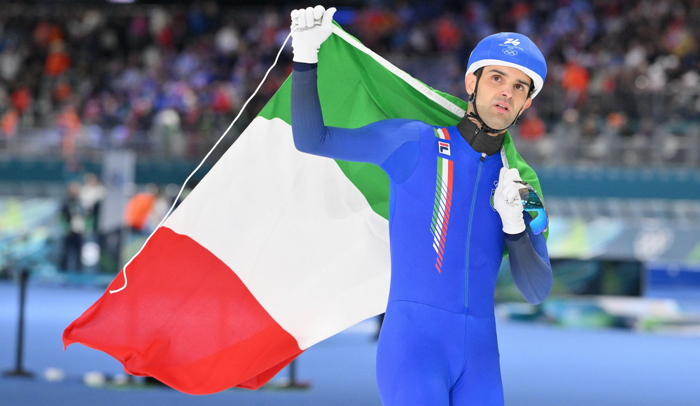 Andrea Giovannini agguanta il bronzo nella mass start: 30ª medaglia olimpica per l'Italia Team