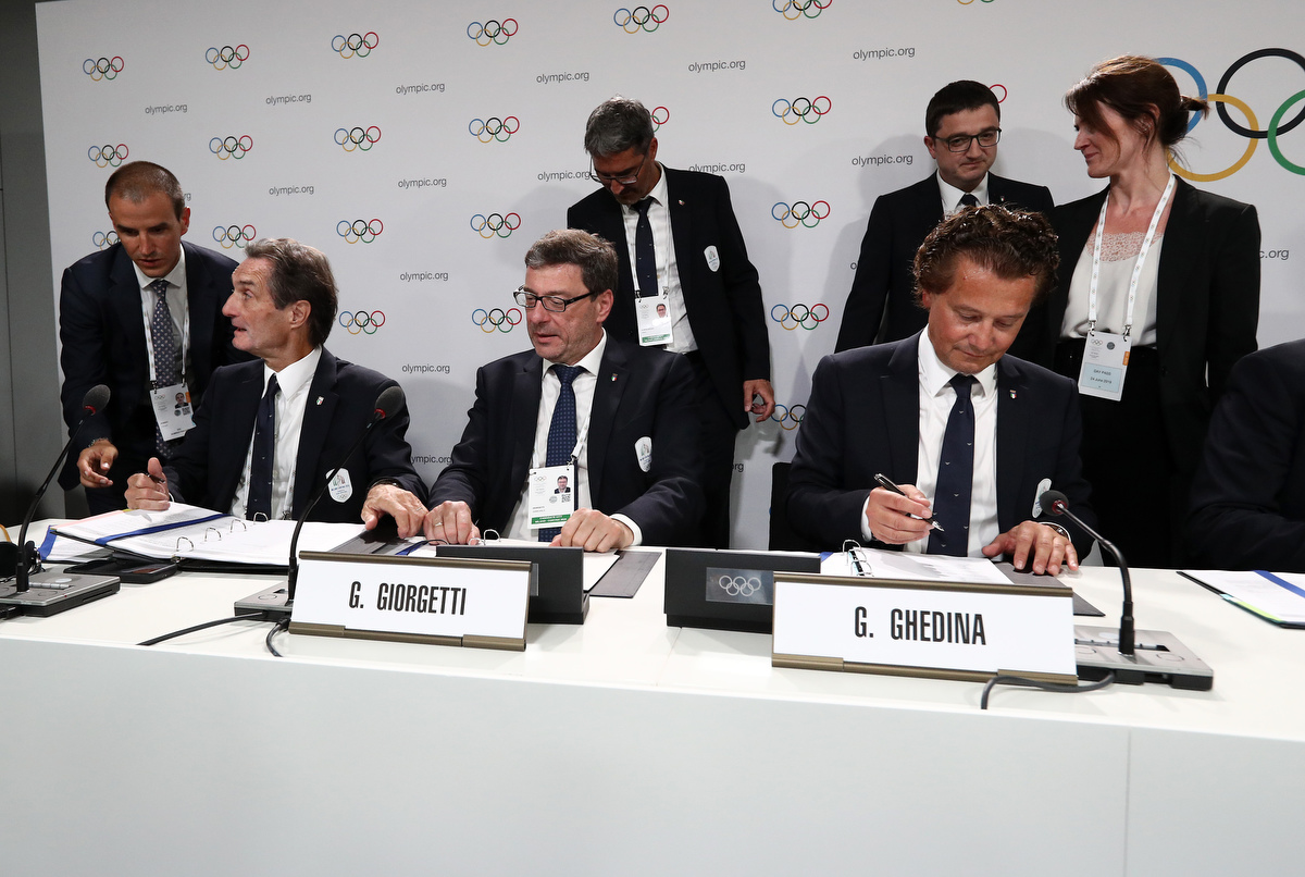 20190624 Conferenza Stampa MilanoCortina2026 Foto Pagliaricci GMT Sport009