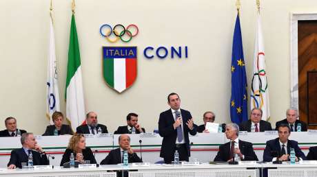 Il Consiglio Nazionale con il Ministro dello Sport Vincenzo Spadafora