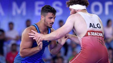 Wrestling MINGUZZI Mirco Argento foto Simone Ferraro SFA_9455 copia