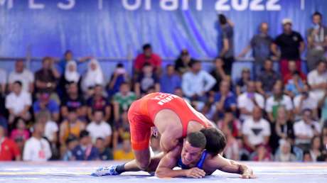 Wrestling SANFILIPPO Ignazio vs FRA foto Simone Ferraro SFA_8792 copia