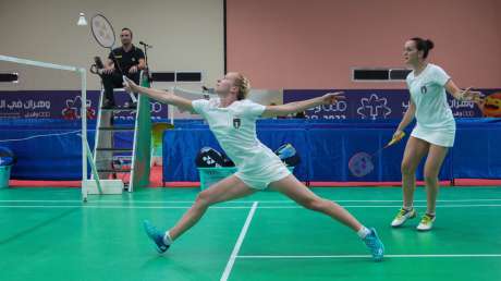 Badminton Fink-Hamza VS Ercetin-Inci ARGENTO foto Luca Pagliaricci ORA04714 copia 