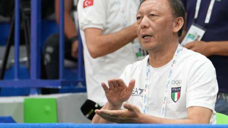 Badminton Fink-Hamza VS Ercetin-Inci ARGENTO foto Luca Pagliaricci ORA05155 copia 