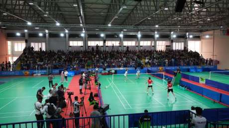 Badminton Fink-Hamza VS Ercetin-Inci ARGENTO foto Luca Pagliaricci ORA05264 copia 