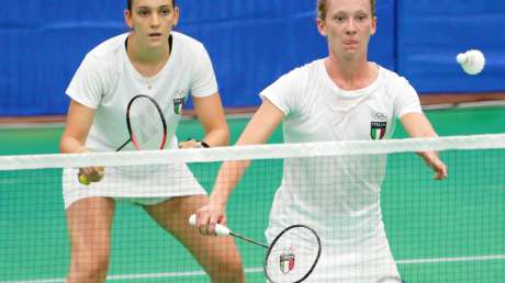 Badminton Fink-Hamza VS Ercetin-Inci ARGENTO foto Luca Pagliaricci ORA05456 copia 