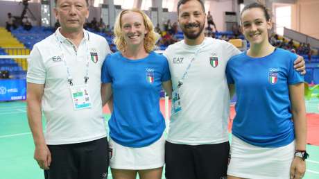 Badminton Fink Hamza VS Christodoulou Kattirtzi foto Luca Pagliaricci ORA04602 copia 