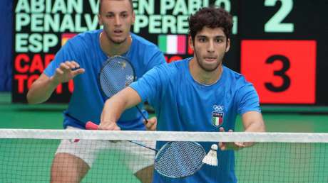 Badminton Toti Caponio VS Penalven Pereira foto Luca Pagliaricci ORA03070 copia 