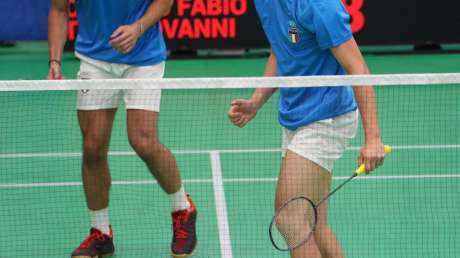 Badminton Toti Caponio VS Penalven Pereira foto Luca Pagliaricci ORA03359 copia 
