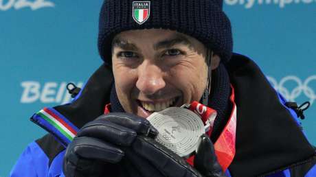 220209 Federico Pellegrino Medal Plaza Ph Luca Pagliaricci PAG05194 copia