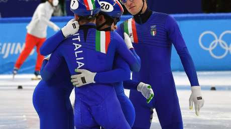 bronzo  argento short track 16 feb foto mezzelani gmt181