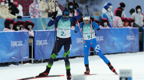 220205 Biathlon Staffetta Mista 4x6km Ph Luca Pagliaricci PAG02454 copia