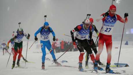 220213 Dominik Windisch Biathlon 12, 5km Uomini Ph Luca Pagliaricci PAG09097 copia