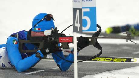 220213 Lukas Hofer Biathlon 12, 5km Uomini Ph Luca Pagliaricci LUC03706 copia