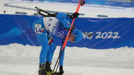 220213 Lukas Hofer Biathlon 12, 5km Uomini Ph Luca Pagliaricci PAG09203 copia