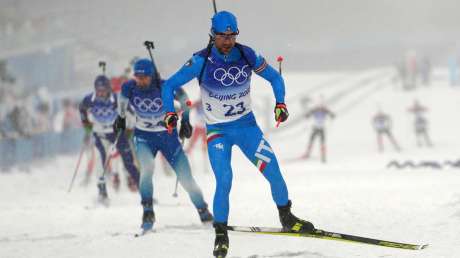 220213 Thomas Bormolini Biathlon 12, 5km Uomini Ph Luca Pagliaricci PAG09055 copia