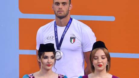 Nuoto 50 Farfalla Matteo RIVOLTA Podio Argento foto Simone Ferraro SFA_0228 copia