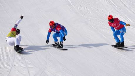 220210 Omar Visintin & Tommaso Leoni Snowboard Cross Uomini Ph Luca Pagliaricci PAG06113 copia