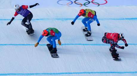 220210 Omar Visintin & Tommaso Leoni Snowboard Cross Uomini Ph Luca Pagliaricci PAG06203 copia