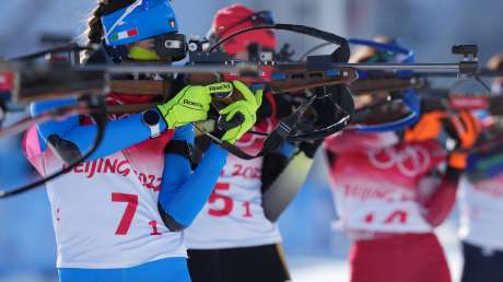 220216 ITA Biathlon Donne Staffetta 4x6km Ph Luca Pagliaricci LUC04729 copia