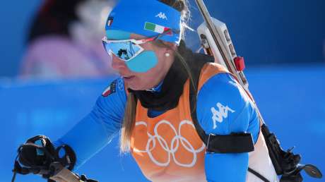 220216 ITA Biathlon Donne Staffetta 4x6km Ph Luca Pagliaricci LUC05157 copia