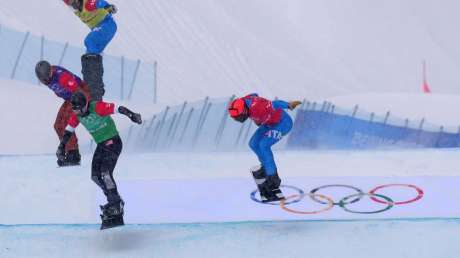 220212 Visintin Moioli ITA Snowboard Cross Mixed Team Ph Luca Pagliaricci PAG08029 copia