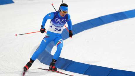220212 Tommaso Giacomel Biathlon 10km Sprint Ph Luca Pagliaricci PAG08925 copia