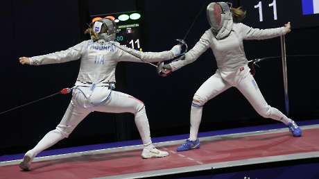 SCHERMA Sciabola Femminile ITA vs FRA LPA07308 Ph Luca Pagliaricci CONI