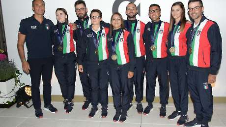 CASA ITALIA Nuoto Sincronizzato Tiro Arco Arrampicata Sportiva Padel LPA03138 Ph Luca Pagliaricci CONI
