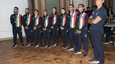 CASA ITALIA Nuoto Sincronizzato Tiro Arco Arrampicata Sportiva Padel LPA03147 Ph Luca Pagliaricci CONI